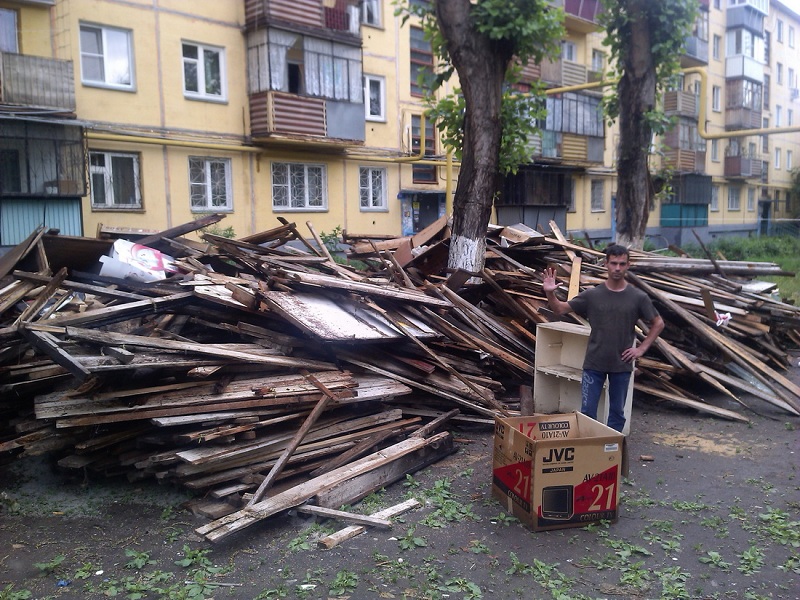 Вывоз деревянного мусора